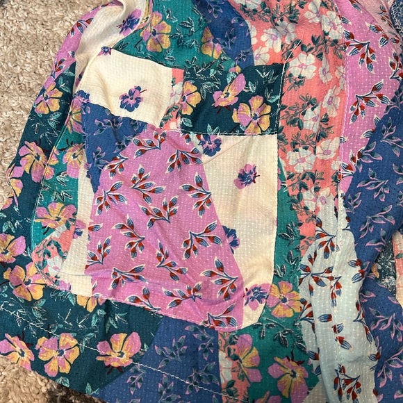 Olivaceous patchwork floral cardigan, size S NWT! - Picture 5 of 7